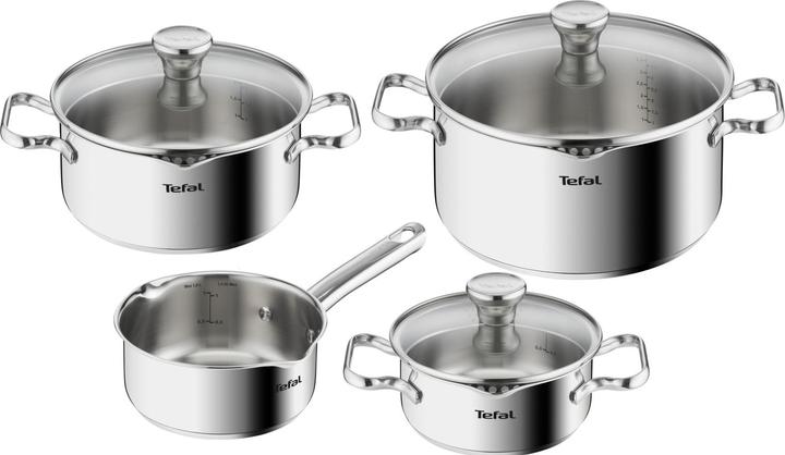 Productafbeelding Tefal Duetto steelpan 20cm w. deksel (20 cm, Steelpan, Roestvrij staal)