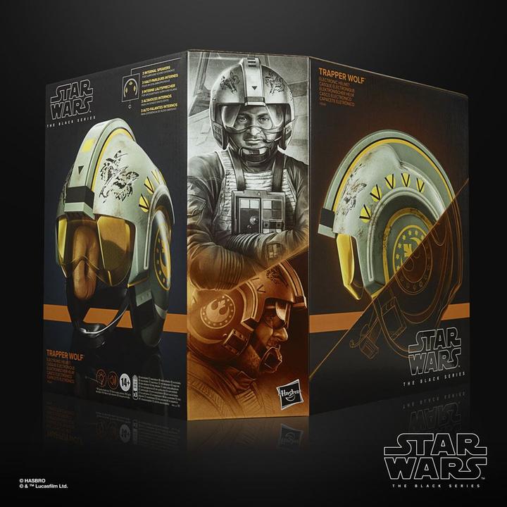 Produktbild Hasbro The Black Series Trapper Wolf Elektronischer Helm zu Star Wars: The Mandalorian für Rollen