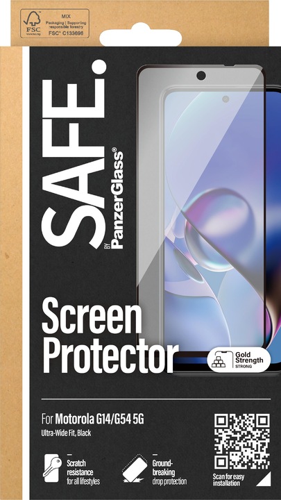 Produktbild Safe Ultra-Wide Fit (1 Stück, Motorola Moto G14, Motorola Moto G54)