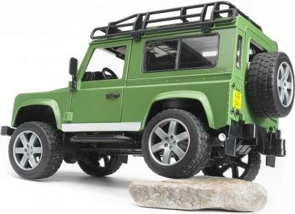 Produktbild Bruder Land Rover Defender mit Pferdeanhänger