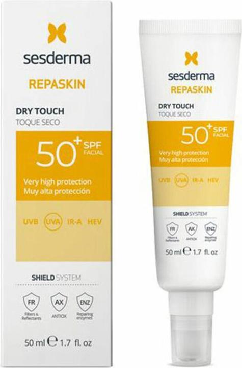 Image du produit Sesderma Repaskin Dry Touch SPF50 50ml (Crème solaire visage, SPF 50, 50 ml, 0.05 g)
