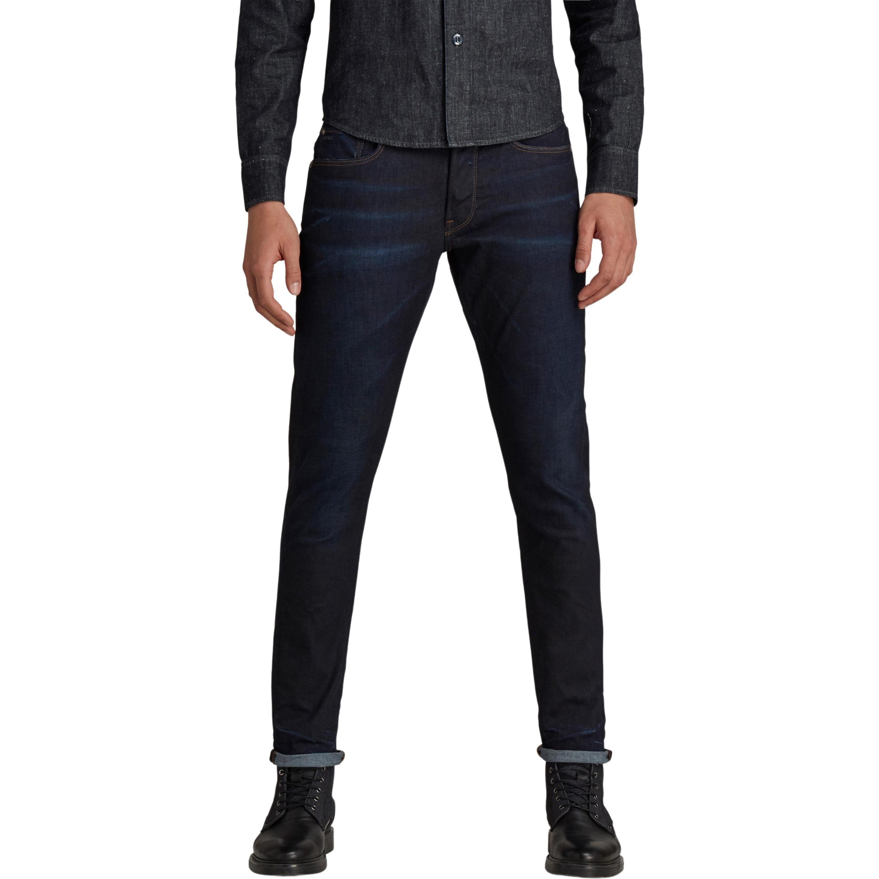 G-Star, Herren, Jeans, gerade konisch zulaufende jeans 3301, Braun, (W26/L32)