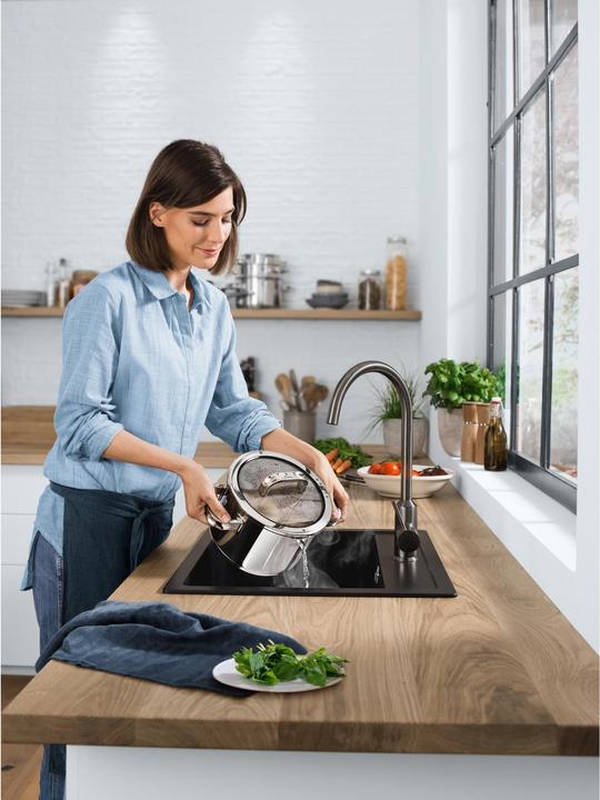 Actual product image WMF Topfset Induktion Kochtopfset 5tlg Glasdeckel Function4 Edelstahl 18/10 (16 cm, Pan set + pot set, Stainless steel)