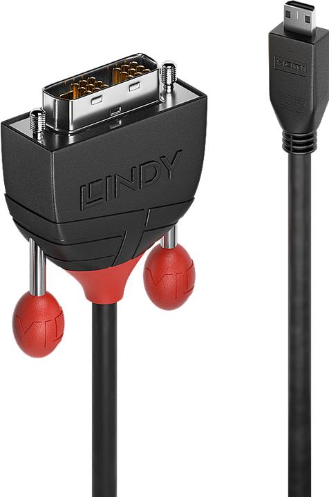 Image du produit Lindy micro HDMI (Typ D) — DVI (3 m, HDMI, DVI)