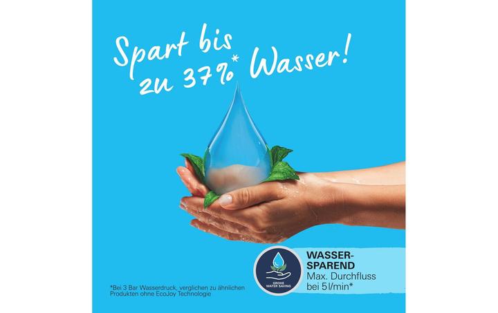 Actual product image Grohe Start QuickFix washbasin tap, S-size, push-open, energy-saving, matt black