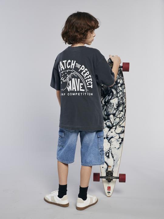 Immagine prodotto Jonen Jungen Oversized-Shirt mit Prints und Recycling-Baumwolle (140)