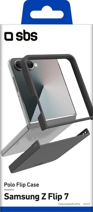 Produktbild SBS SILIKON Case für Galaxy Z Flip 7, schwarz (Samsung Galaxy Z Flip7)