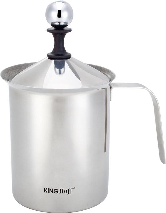 Kinghoff Manueller Milchaufschäumer (400 ml)