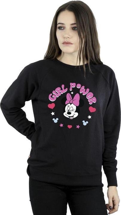Actual product image Disney Womens/Ladies Minnie Mouse Girl Power Sweatshirt (XXL)