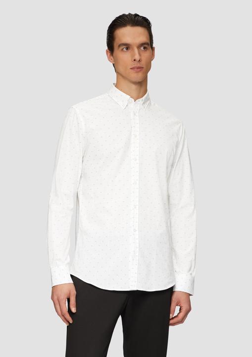 Produktbild S.Oliver Hemd Tailored Fit: Button-Down-Hemd aus Baumwollstretch (40)