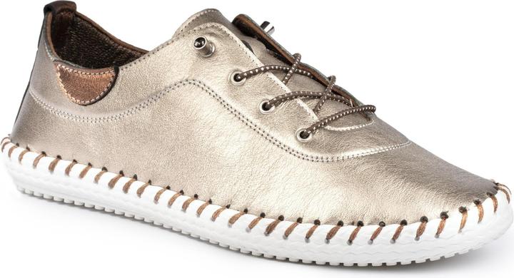 Produktbild Lunar Leinenschuhe St Ives Leder (38)