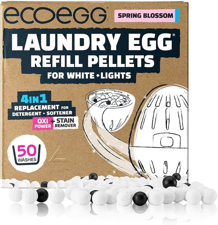 Actual product image Ecoegg Laundry refill pellets for white linen - Fresh Linen (50 Washing cycles, Feast)