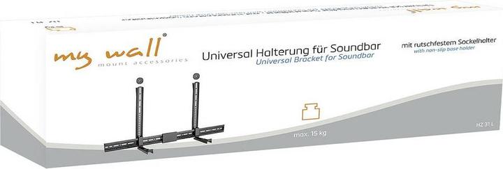 Immagine prodotto myWall Staffa universale per soundbar (1 pz., Installazione a parete)