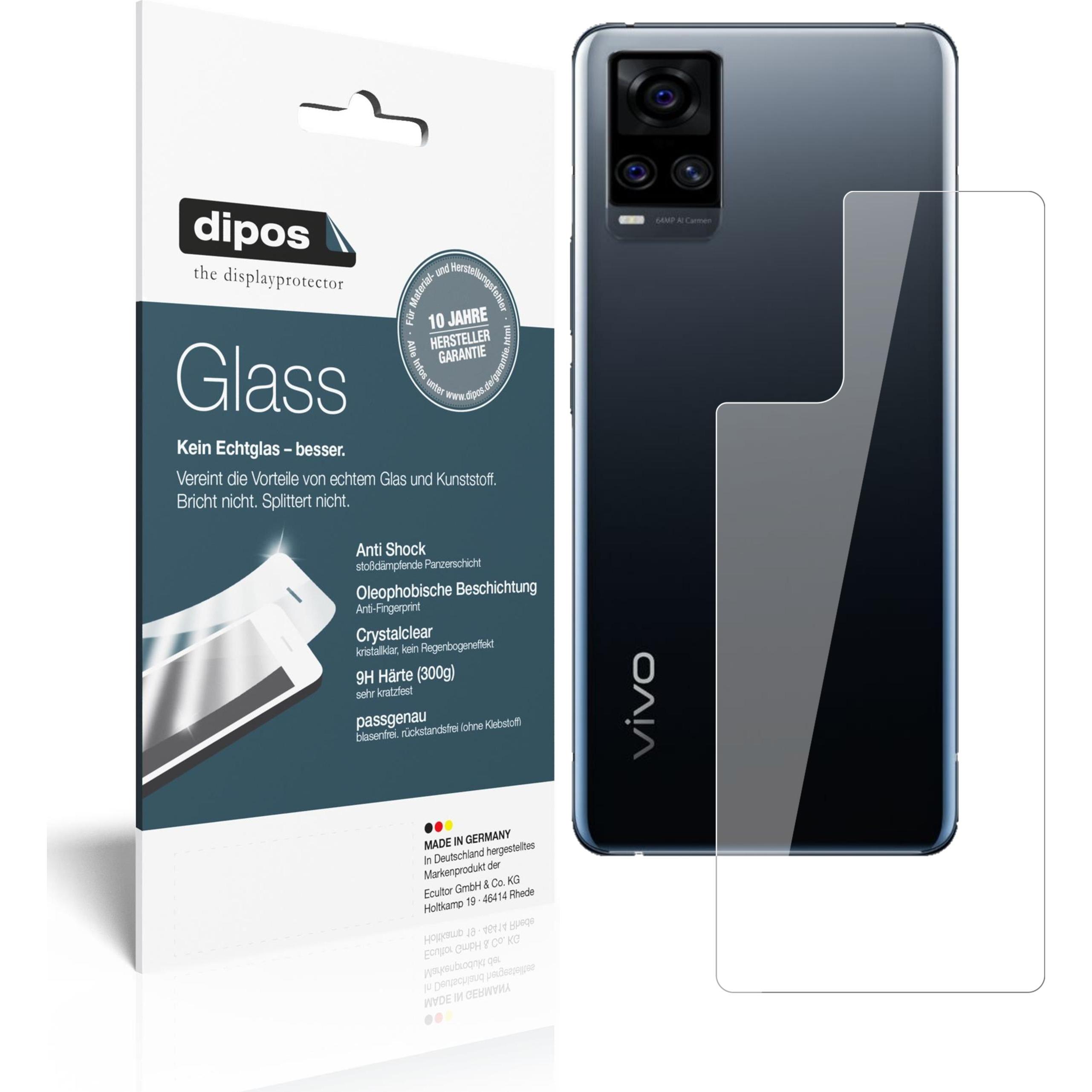 Dipos Displayschutz Anti-Shock (2 Stück, Vivo S7), Smartphone Schutzfolie, Transparent