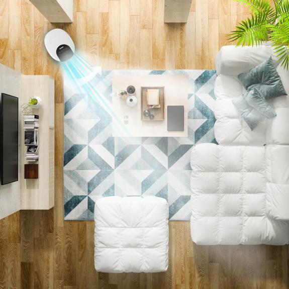 Actual product image Domo DO157A humidifier Black, White (40 dB)