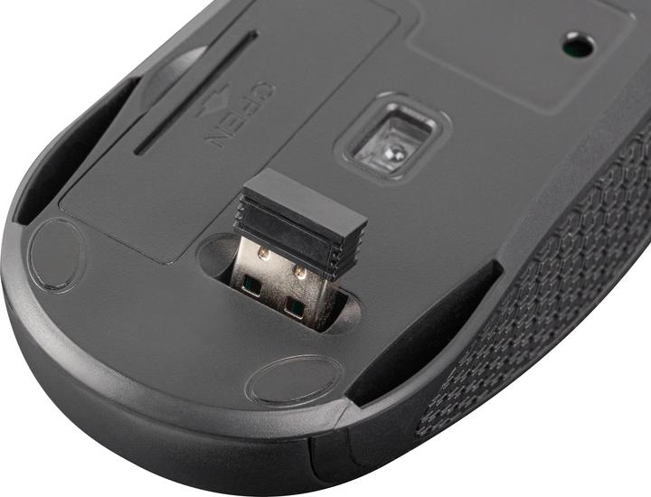 Produktbild Genesis Natec Mouse, Jay 2, Wireless, 1600 DPI, Optical, Black (Kabellos)