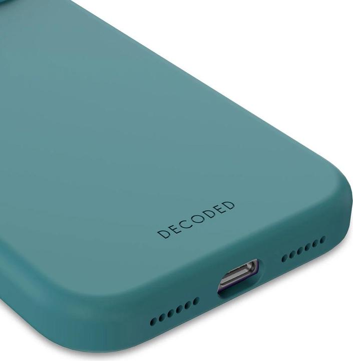 Actual product image Decoded Silicone Backcover Apple iPhone 17 Pro Max Retro Blue (Apple iPhone 17 Pro Max)