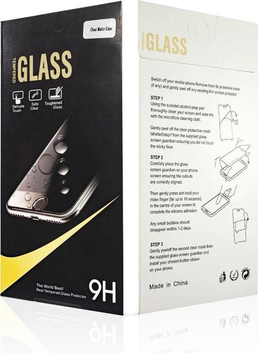 Actual product image OEM Tempered glass 2,5D matte for Xiaomi Redmi Note 12 Pro 4G / Note 12 Pro 5G / 12 Pro +