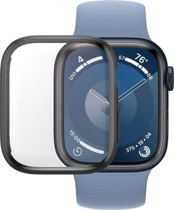 Actual product image PanzerGlass Screen Protector Full Body Apple Watch 2023 41mm with D3O black (Apple Watch Series 9)