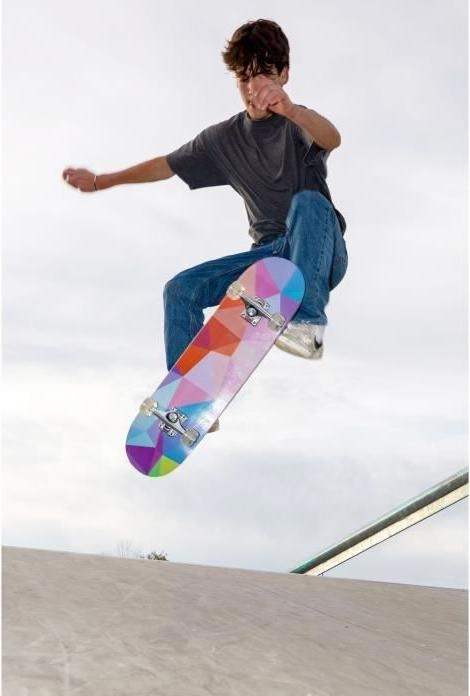 Actual product image Schildkröt Skateboard Kicker 31, Abstract (31.10")
