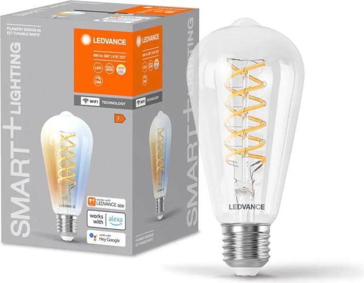 Image du produit Ledvance transparent (E27, 8 W, 806 lm, 1 x, F)
