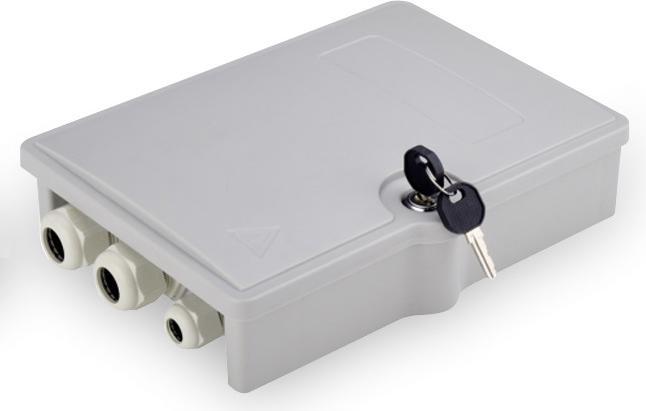 Actual product image Digitus Distribution Box for outdoor for 6x SC/DX Adapter IP65