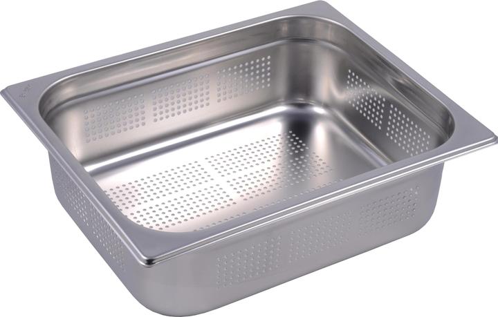 Actual product image Inox Cooking container GN 1/2 perforated 100 mm (GN 1/2, 0.10 l)