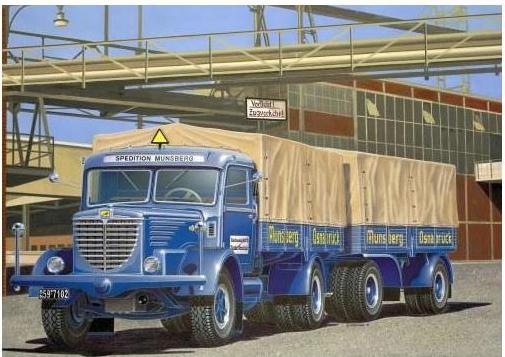 Produktbild Revell Büssing 8000 S 13 mit Trailer "Platinum Edition