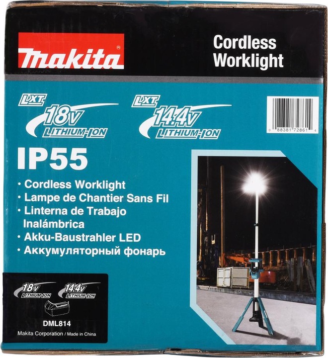 Actual product image Makita DML814 (3000 lm)