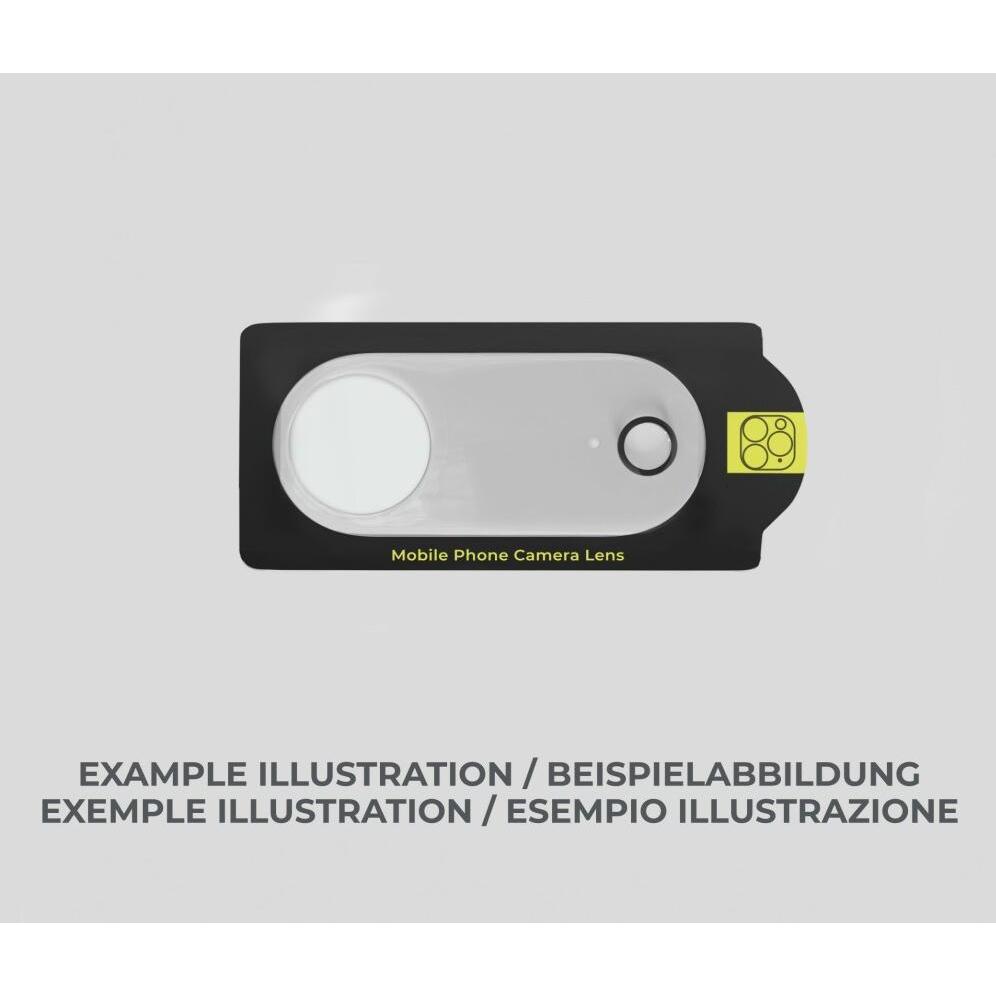 prio Tempered Glass Back Camera für iPhone 17 Air (6,5 Zoll) klar (1 pz., Apple iPhone 17 Pro), Pellicola protettiva smartphone, Trasparente