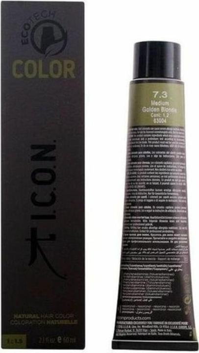 Immagine prodotto I.C.O.N. ECOTECH COLOR colore naturale #7.3 biondo medio dorato 60 ml (7.3)