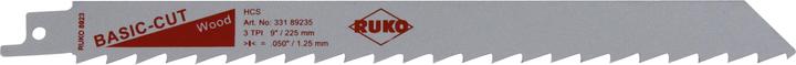 Ruko 5x Reciprocating saw blade 8923 HCS set milled