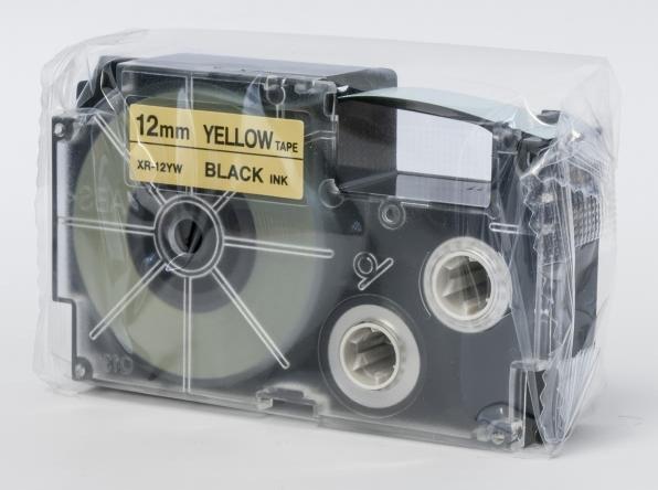 Produktbild Casio Schriftband XR (1.20 cm, Gelb, Schwarz)