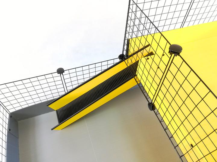 Actual product image C&C Modular cage 4x2 + loft 2x1+ pilkas ramp