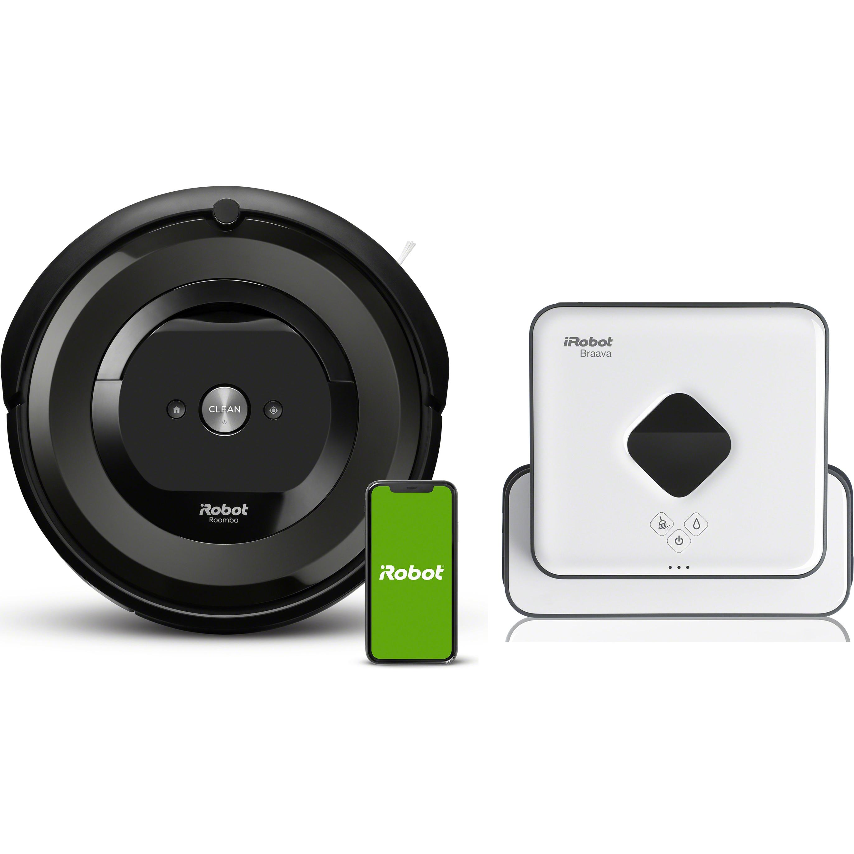 Vacuum Cleaner Braava Jet 390t IRobot Roomba E5 With Braava 390t
