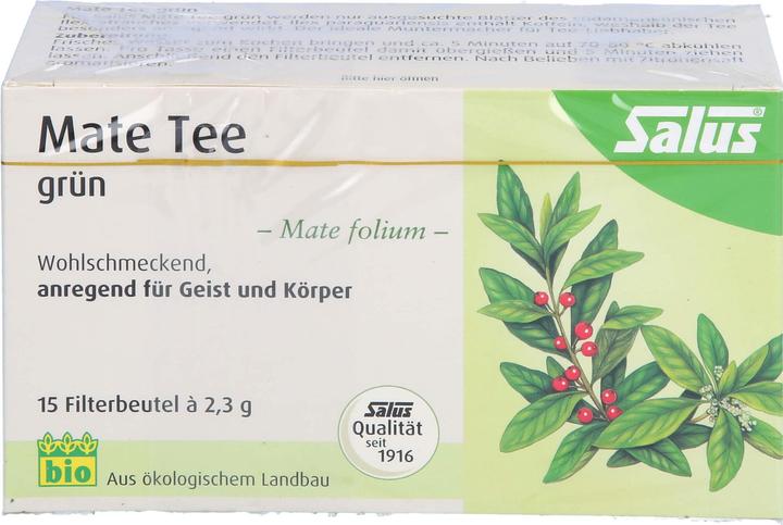 Image du produit Salus Thé maté vert, 15 pcs. Sachets filtres (34.50 g)