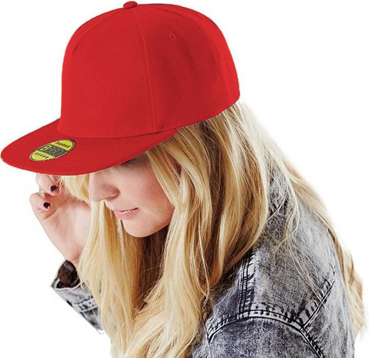 Produktbild Beechfield Baseballkappe Mit Flachem Schirm (2 Stückpackung)