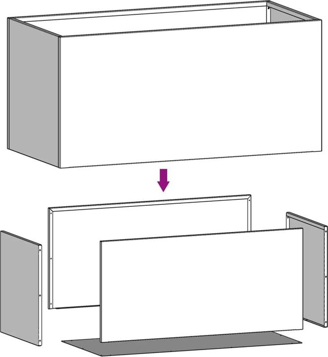Actual product image vidaXL Pflanzkübel