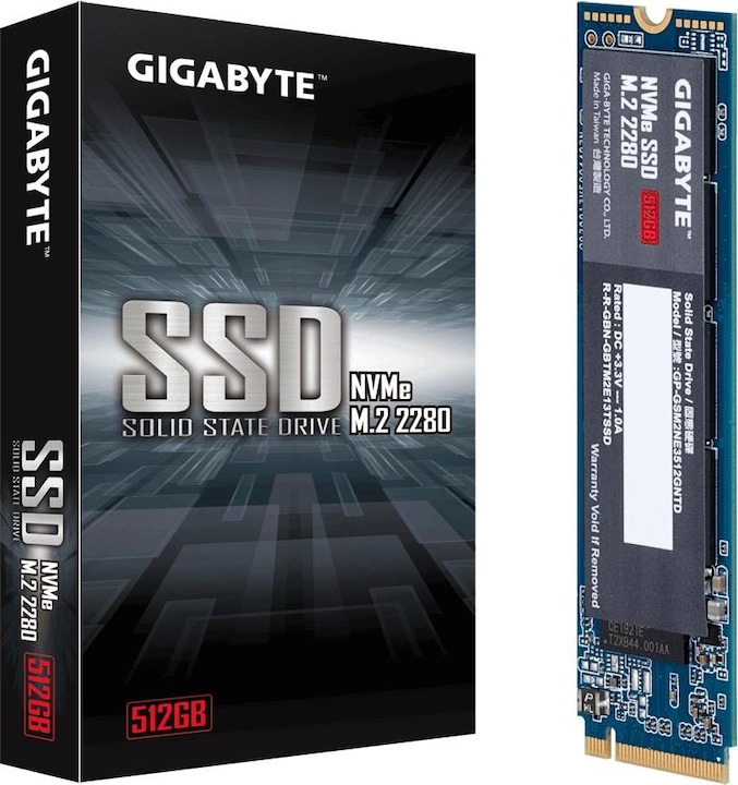 Actual product image Gigabyte GP-GSM2NE3512GNTD (512 GB, M.2 2280)