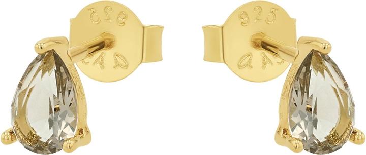 Actual product image Amor ear jewellery for women, 925 Sterling silver, glass (Silver 925)