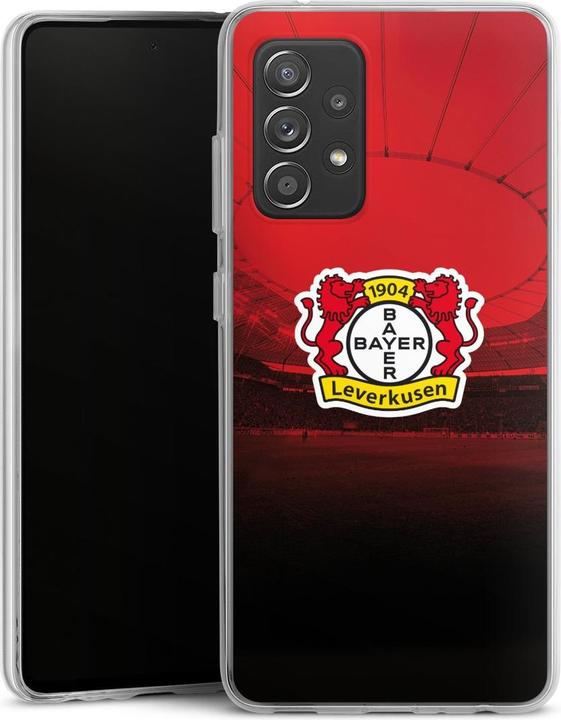 Actual product image DeinDesign Silikon Hülle für Samsung Galaxy A52s 5G Handyhülle Case Smartphone Schutzhülle Bayer 04 (Samsung Galaxy A52s 5G)