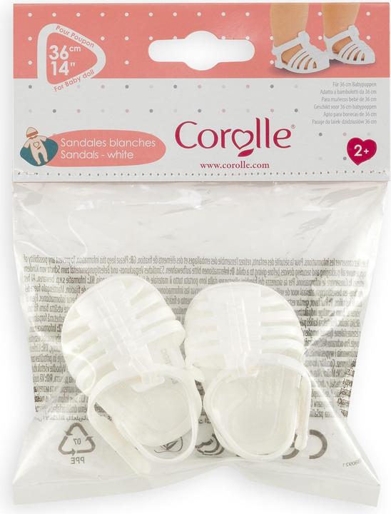 Produktbild Corolle Mon Grand Poupon Sandalen Weiss, 36 cm