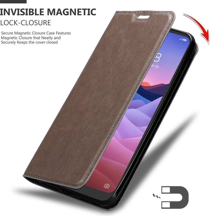 Actual product image Cadorabo Book Invisible Magnet Cover (ZTE Blade V2020 Smart)