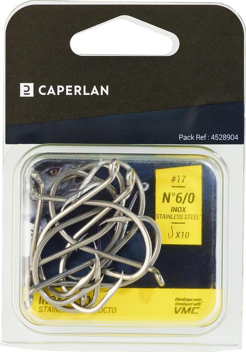 Actual product image Caperlan Hook Octopus Eye stainless steel