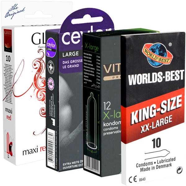 Kondomotheke B4 XXL Mix - 4x large condoms (38 pcs.)