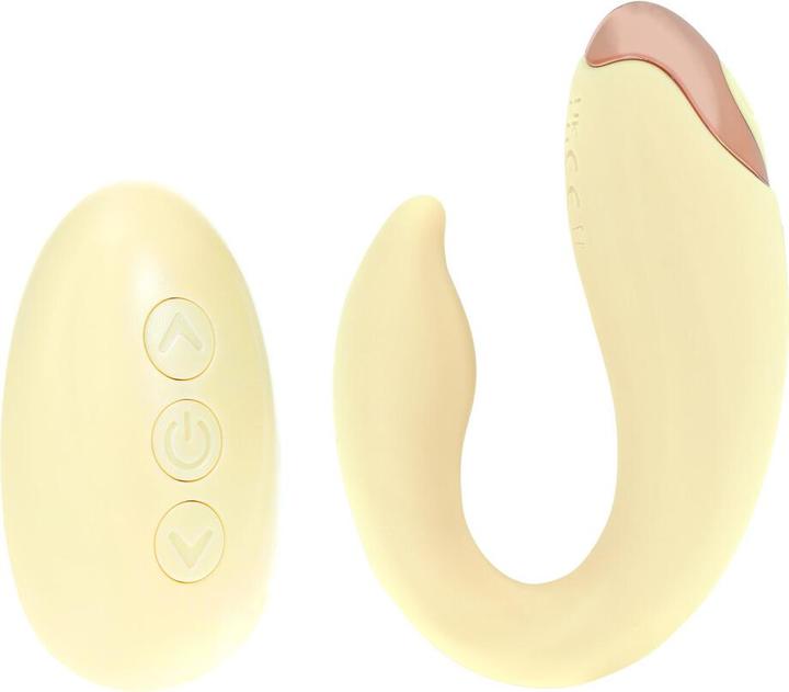 Produktbild Loveline Daydream - Compact G-Spot Vibrator with Remote Control - Yellow