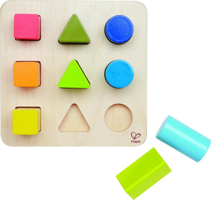 Actual product image Hape color and shape sorter