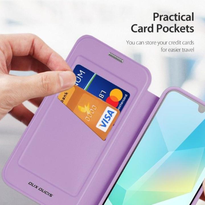 Actual product image Dux Ducis Skin X Pro Magnetic Stand leather case (Samsung Galaxy A16, Samsung Galaxy A16 5G)