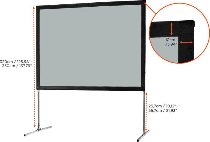 Immagine prodotto Celexon Mobil Expert, schermo, 4:3 (179.92", 4:3)