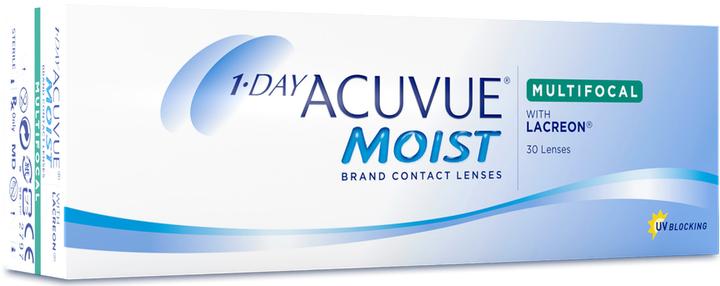 Actual product image Acuvue 1-Day Moist Multifocal 30 (-3, Daily lens, 30 Piece, Multifocal)